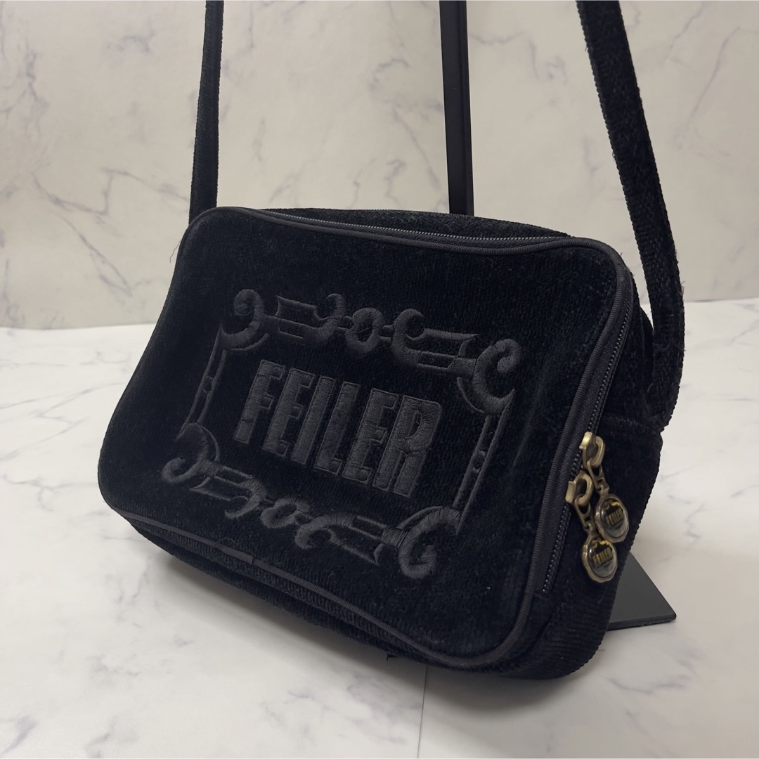 FEILER(フェイラー)のFEILER フェイラー   ロゴ　ショルダーバッグ ウール製 レディースのバッグ(ショルダーバッグ)の商品写真