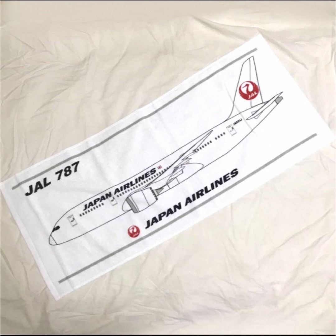 JAL(日本航空)(ジャル(ニホンコウクウ))のJAL スポーツタオル　787 エンタメ/ホビーのコレクション(その他)の商品写真