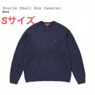 Supreme - Supreme Boucle Small Box Sweater Navy S