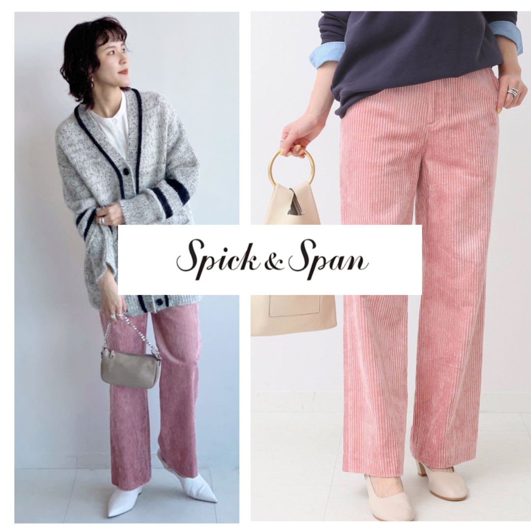 Spick & Span(スピックアンドスパン)のSpick and Span ブライトコーデュロイブーツカットパンツ レディースのパンツ(カジュアルパンツ)の商品写真