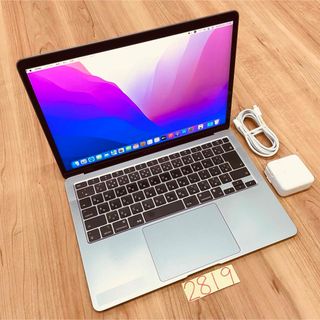 マック(Mac (Apple))のMacBook air 13インチ 2020 M1 フルCTO 管理番号2819(ノートPC)