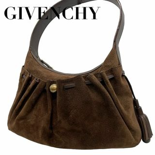 ジバンシィ(GIVENCHY)のGIVENCHY　ジバンシー　S24　肩掛け　ハンドバッグ　スエード　鈴　茶(ハンドバッグ)