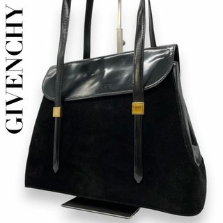 ジバンシィ(GIVENCHY)の良品　GIVENCHY　ジバンシー　S24　ハンドバッグ　スエード　レザー(ハンドバッグ)