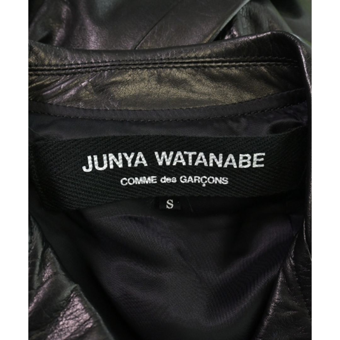 JUNYA WATANABE(ジュンヤワタナベ)のJUNYA WATANABE ジュンヤワタナベ ライダース S 黒 【古着】【中古】 レディースのジャケット/アウター(ライダースジャケット)の商品写真