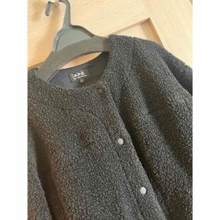 アーペーセー(A.P.C)のアーペーセー★A.P.C★ボアコート★黒★ウール混ブルゾン(スプリングコート)