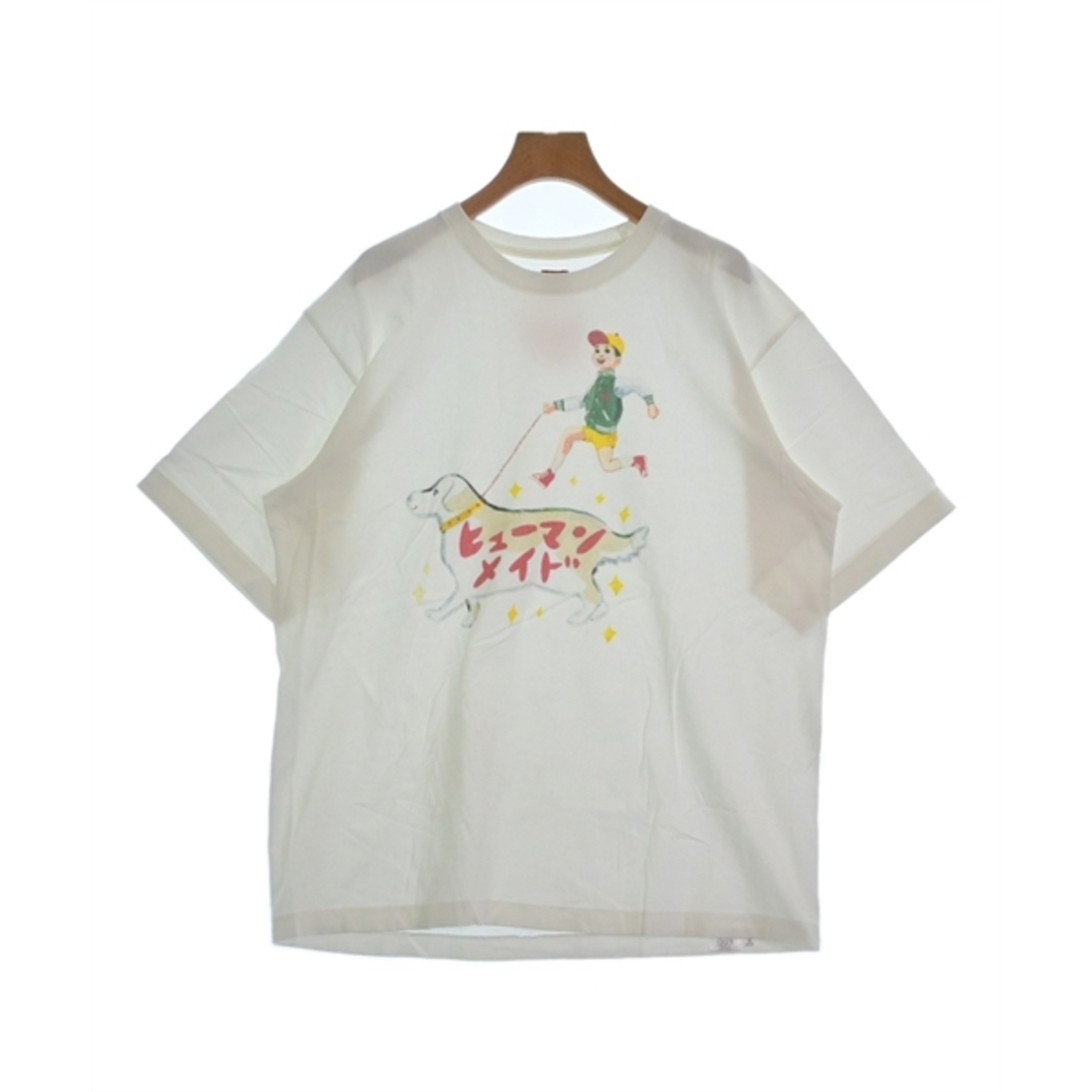 HUMAN MADE(ヒューマンメイド)のHUMAN MADE ヒューマンメイド Tシャツ・カットソー XL 白 【古着】【中古】 メンズのトップス(Tシャツ/カットソー(半袖/袖なし))の商品写真