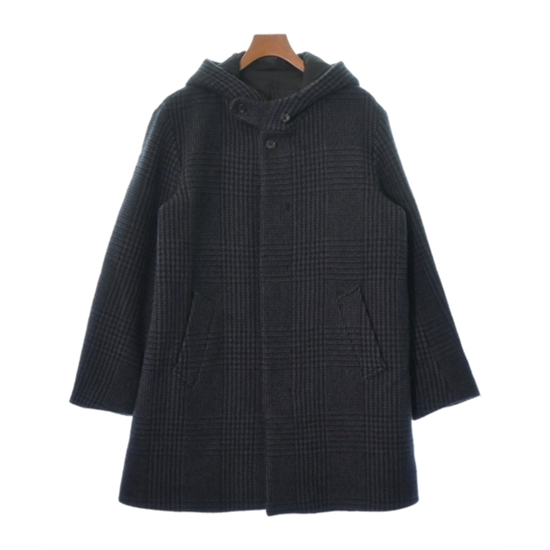 steven alan(スティーブンアラン)のsteven alan コート（その他） XL グレーx紺(チェック) 【古着】【中古】 メンズのジャケット/アウター(その他)の商品写真