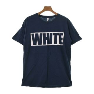 ホワイトマウンテニアリング(WHITE MOUNTAINEERING)のWhite Mountaineering Tシャツ・カットソー L 紺x白 【古着】【中古】(Tシャツ/カットソー(半袖/袖なし))