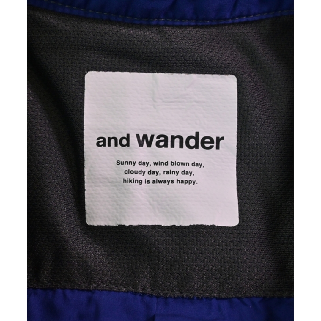 and wander(アンドワンダー)のand wander アンド　ワンダー カジュアルシャツ 4(XL位) 青 【古着】【中古】 メンズのトップス(シャツ)の商品写真