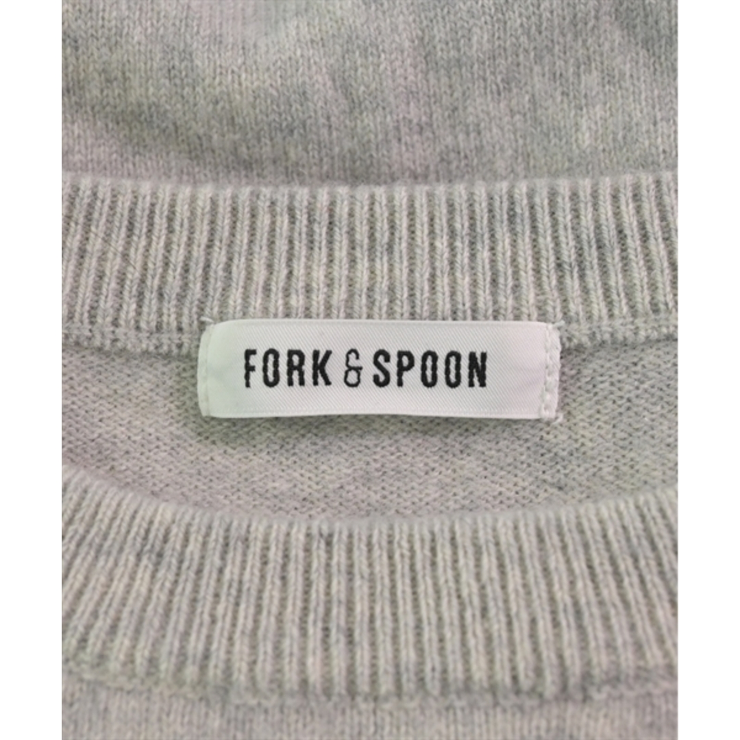 FORK&SPOON(フォークアンドスプーン)のFORK&SPOON ニット・セーター 1(S位) グレー 【古着】【中古】 レディースのトップス(ニット/セーター)の商品写真