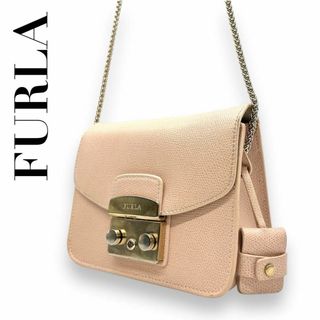 フルラ(Furla)のFURLA フルラ　s63 メトロポリス　チェーン　ショルダーバッグ　ピンク(ショルダーバッグ)