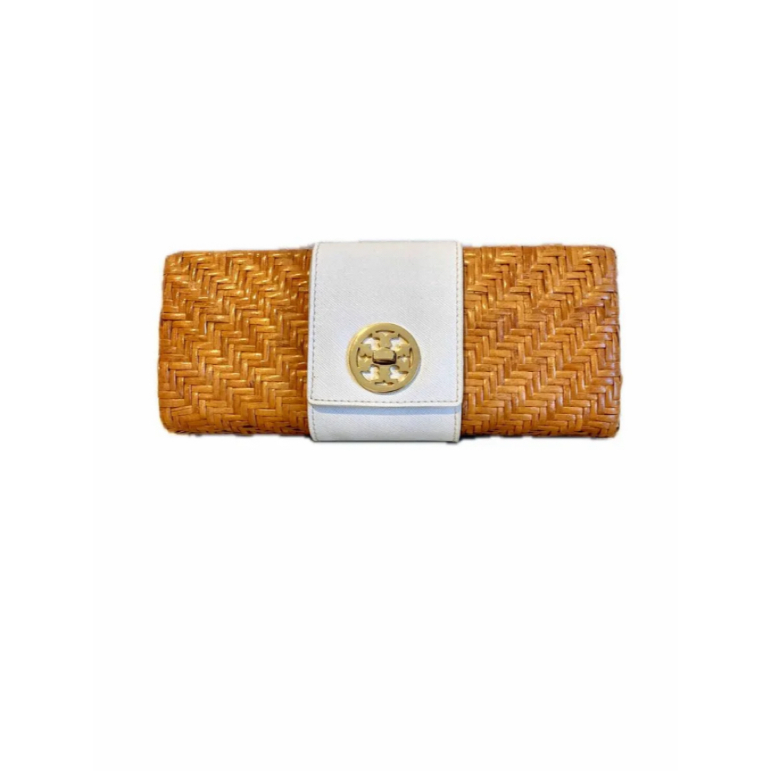 Tory Burch(トリーバーチ)のTORY BURCH クラッチバッグ籠ホワイト  レディースのバッグ(クラッチバッグ)の商品写真