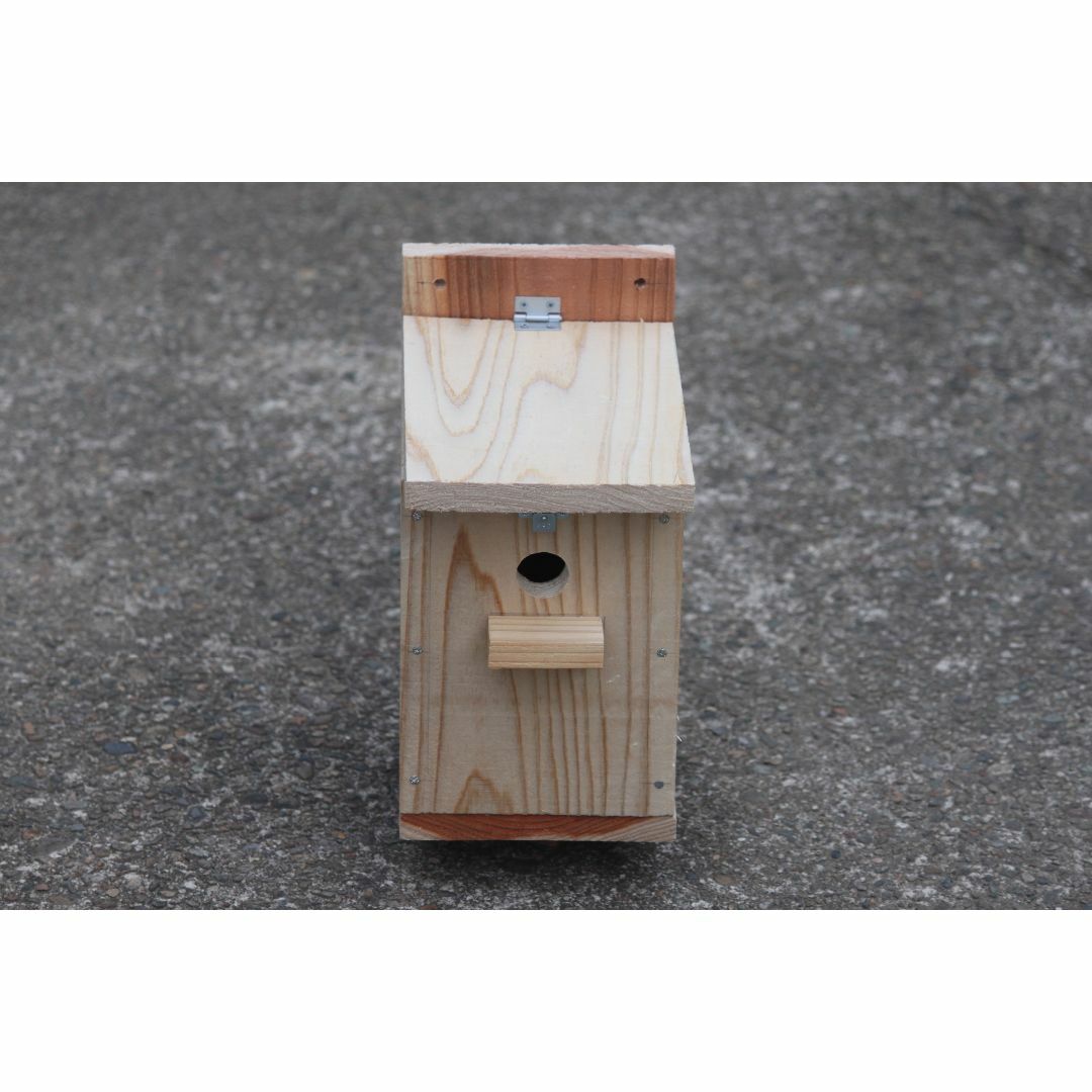 片屋根式 野鳥用巣箱 シジュウカラ用 その他のペット用品(鳥)の商品写真