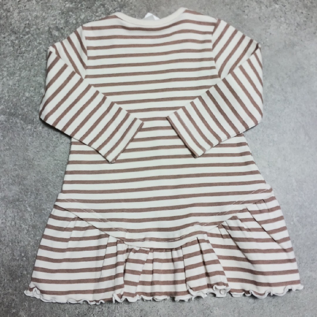 miffy(ミッフィー)の【新品タグ付き】ミッフィー  長袖ワンピース キッズ/ベビー/マタニティのベビー服(~85cm)(ワンピース)の商品写真