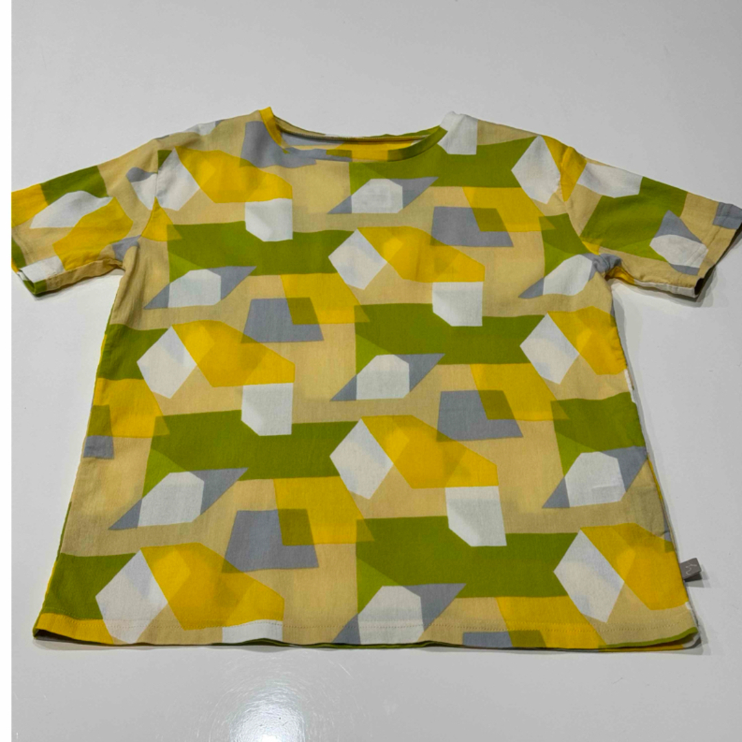 SOU・SOU(ソウソウ)のSOUSOU 高島縮40/40 半袖Tシャツ　三稜鏡　Sサイズ レディースのトップス(Tシャツ(半袖/袖なし))の商品写真
