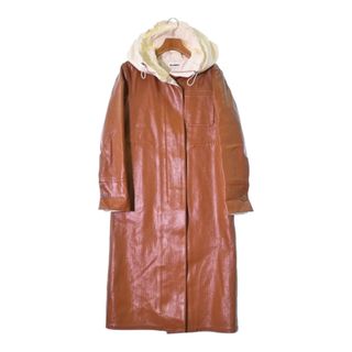 ジルサンダー(Jil Sander)のJIL SANDER ジルサンダー コート（その他） 34(XXS位) 茶 【古着】【中古】(その他)