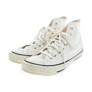 コンバース(CONVERSE)のCONVERSE コンバース スニーカー 26cm アイボリー 【古着】【中古】(スニーカー)