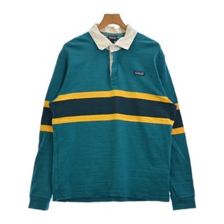 パタゴニア(patagonia)のpatagonia パタゴニア ポロシャツ L 緑 【古着】【中古】(ポロシャツ)