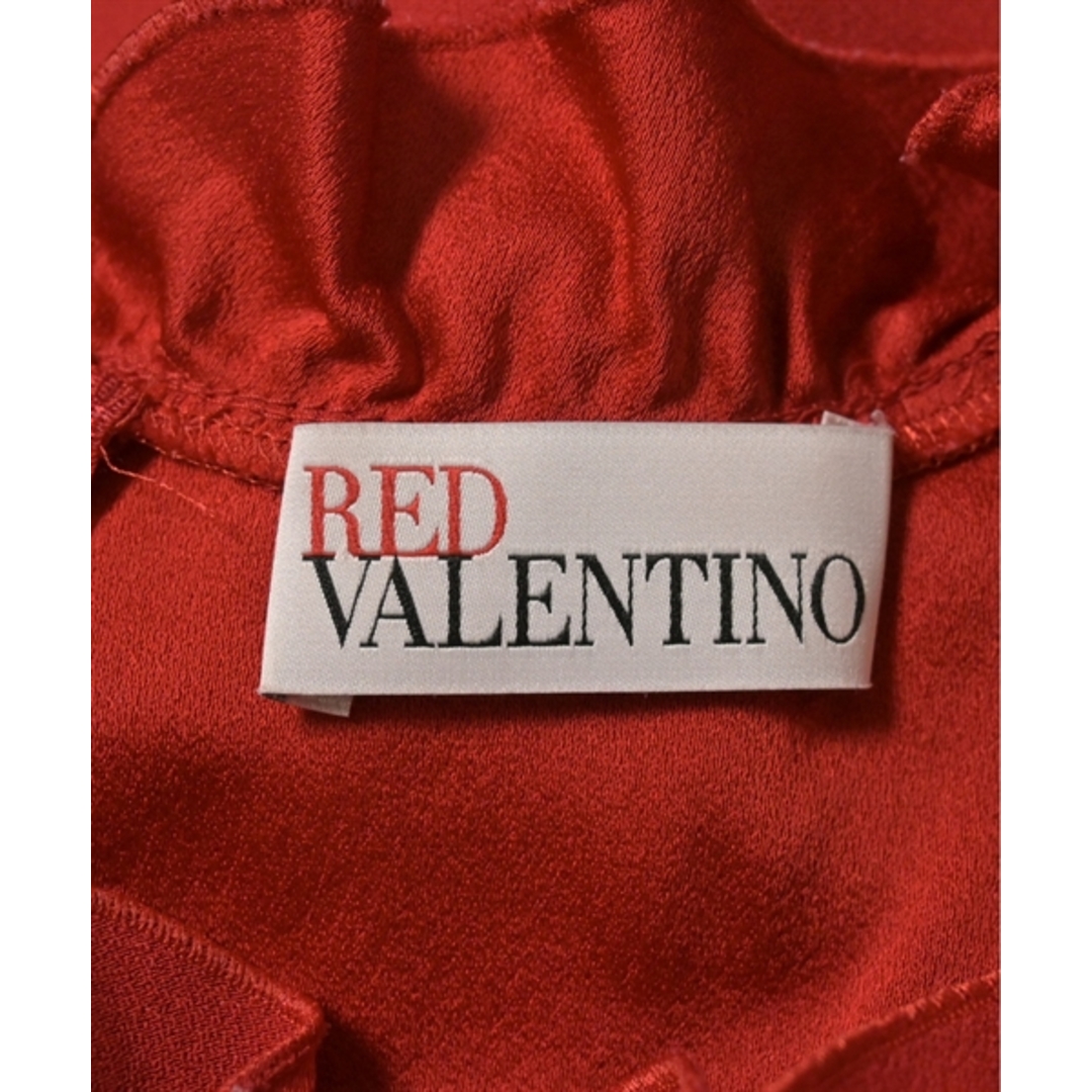 RED VALENTINO(レッドヴァレンティノ)のRED VALENTINO ヴァレンティノレッド ブラウス 38(S位) 赤 【古着】【中古】 レディースのトップス(シャツ/ブラウス(長袖/七分))の商品写真
