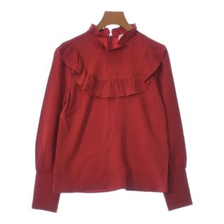 レッドヴァレンティノ(RED VALENTINO)のRED VALENTINO ヴァレンティノレッド ブラウス 38(S位) 赤 【古着】【中古】(シャツ/ブラウス(長袖/七分))