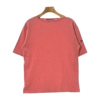 セントジェームス(SAINT JAMES)のSAINT JAMES セントジェームス Tシャツ・カットソー -(M位) 赤 【古着】【中古】(カットソー(半袖/袖なし))