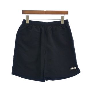 ステューシー(STUSSY)のSTUSSY ステューシー ショートパンツ S 黒 【古着】【中古】(ショートパンツ)