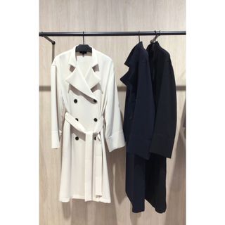 セオリー(theory)のTheory 24ss ダブルブレストロングコート(ロングコート)