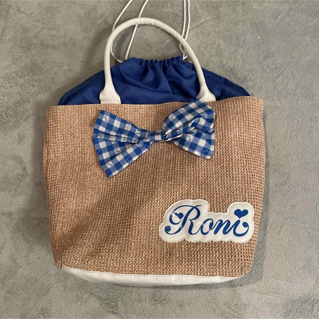 RONI(ロニィ)の【RONI】 麦藁バック　プールバック レディースのバッグ(ショルダーバッグ)の商品写真
