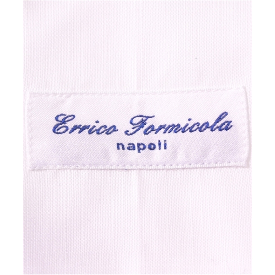 ERRICO FORMICOLA(エッリコフォルミコラ)のErrico Formicola ドレスシャツ 37(XS位) 白 【古着】【中古】 メンズのトップス(シャツ)の商品写真
