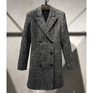 theory - Theory ECO.SHARKSKIN リネン ダブルジャケット ネイビー 2の 