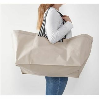 イケア(IKEA)のIKEA GÖRSNYGG ヨールスニグ キャリーバッグ 71L(エコバッグ)