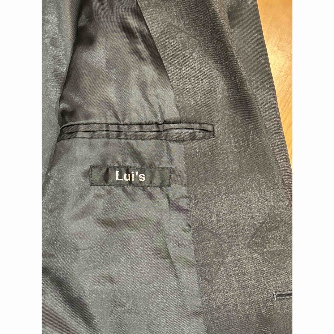 Lui's(ルイス)のLui's　ルイス　テーラードジャケット　ネイティブ柄　一つ釦　総柄　Mサイズ メンズのジャケット/アウター(テーラードジャケット)の商品写真