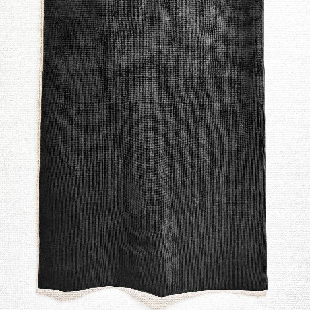 moussy(マウジー)のM_ エムアンダーバー　ロング　スカート　タイト　ブラウン　茶色　ニット レディースのスカート(ロングスカート)の商品写真
