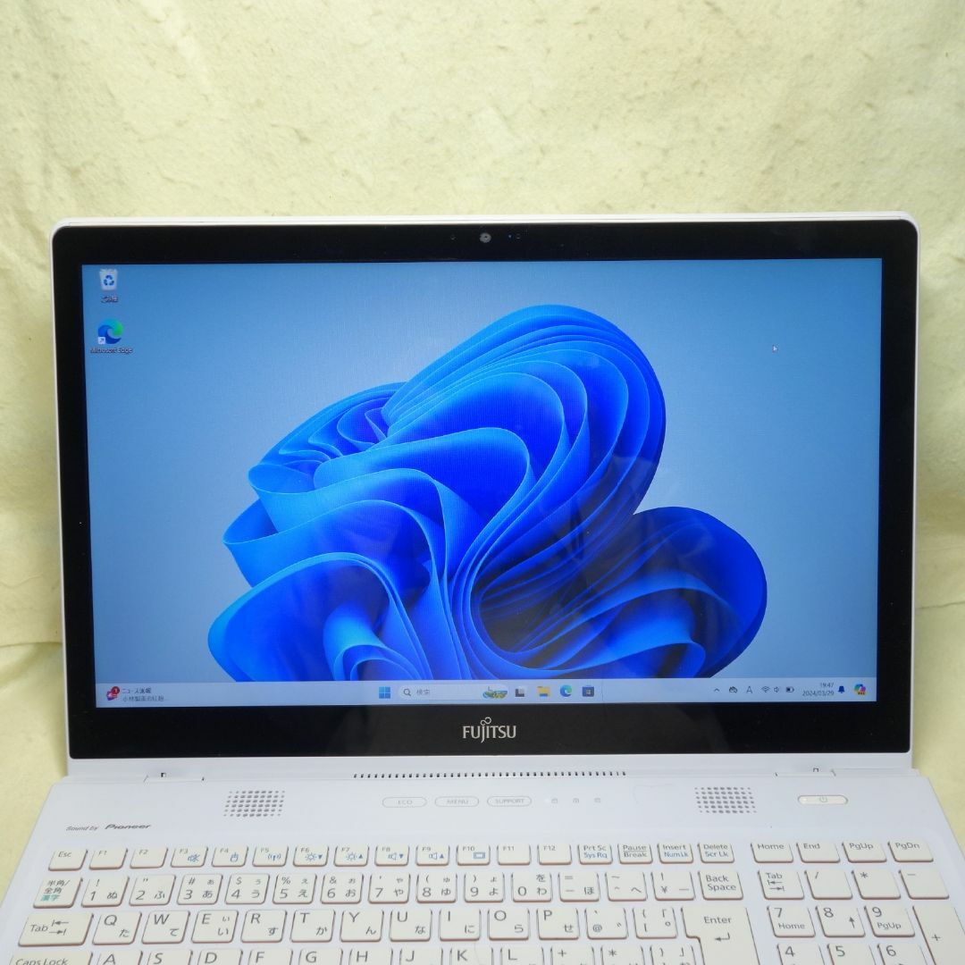 富士通(フジツウ)のLIFEBOOK◆i7-4712HQ/SSD/8G/ブルーレイ/タッチパネル スマホ/家電/カメラのPC/タブレット(ノートPC)の商品写真