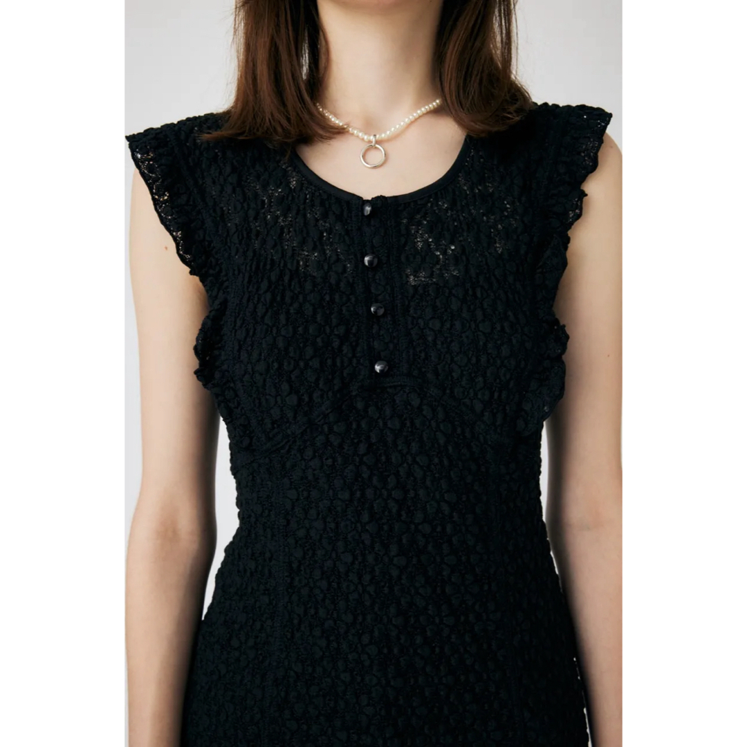 moussy(マウジー)のMOUSSY♡ SHEER LACE PANEL DRESS レディースのワンピース(ロングワンピース/マキシワンピース)の商品写真