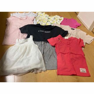 ユニクロ(UNIQLO)の女の子　服　まとめ売り　100〜120 16着(Tシャツ/カットソー)