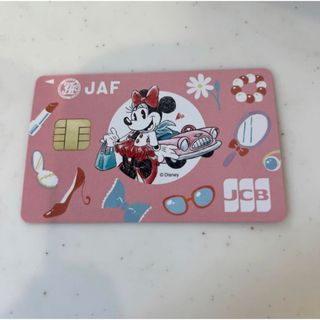 ディズニー(Disney)のミニーちゃん JAF カード ステッカー風(カード)