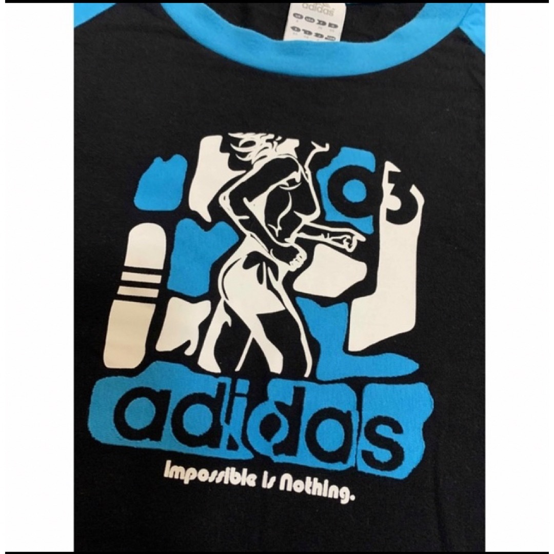 adidas(アディダス)のadidas アディダス スポーツ柄Tシャツ レディース ヨガ　ジム レディースのトップス(Tシャツ(半袖/袖なし))の商品写真