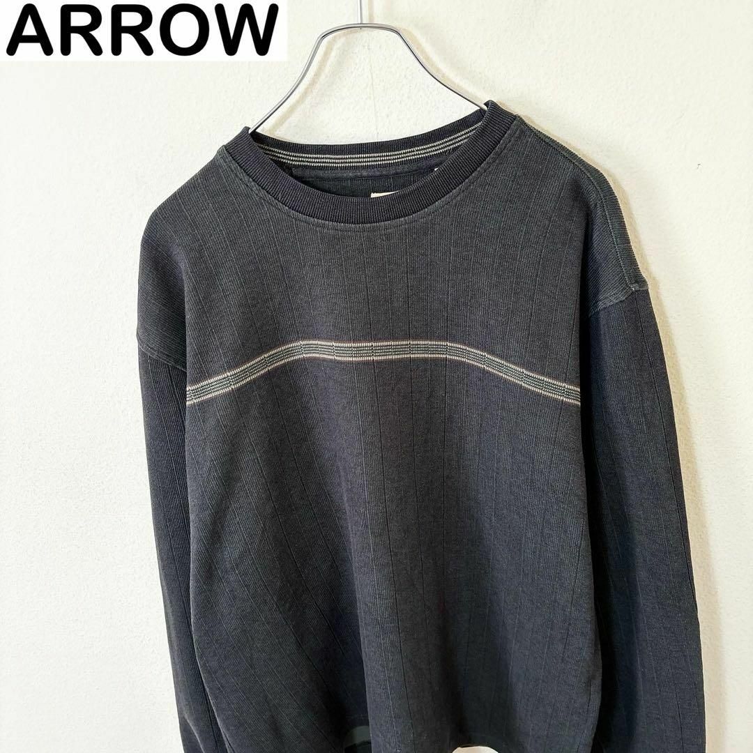 ARROW(アロー)のARROW アロー　デザイン　ニット　セーター　古着　アメカジ メンズのトップス(ニット/セーター)の商品写真