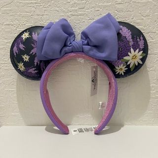 ディズニー(Disney)の２個　ディズニー　カチューシャ　紫　パープル　ミニー　ラベンダー　花(カチューシャ)