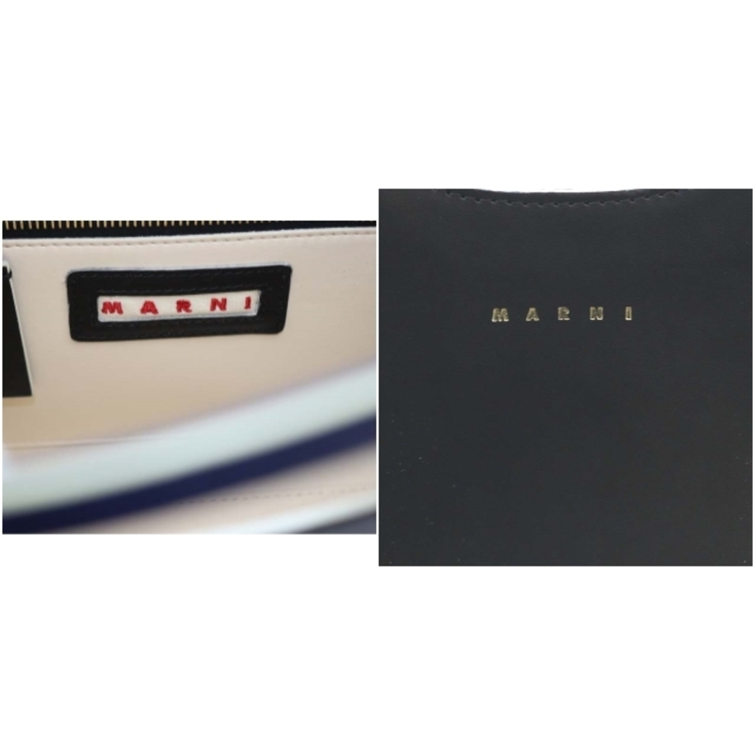 Marni(マルニ)のマルニ BMMP0055Q0LV589 MARCEL KNOT 2WAY 黒 紺 レディースのバッグ(ハンドバッグ)の商品写真