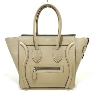 セリーヌ(celine)のCELINE(セリーヌ) ハンドバッグ レディース ラゲージマイクロショッパー ベージュ ドラムドカーフ (ハンドバッグ)