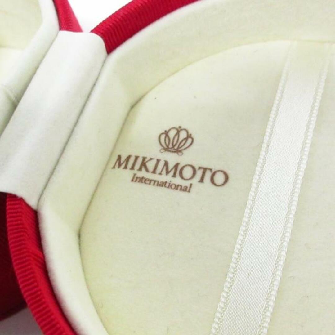 MIKIMOTO(ミキモト)のmikimoto(ミキモト) 小物 - レッド×ゴールド ジュエリートレイ／ケース/クマ/パール 化学繊維×金属素材 レディースのファッション小物(その他)の商品写真