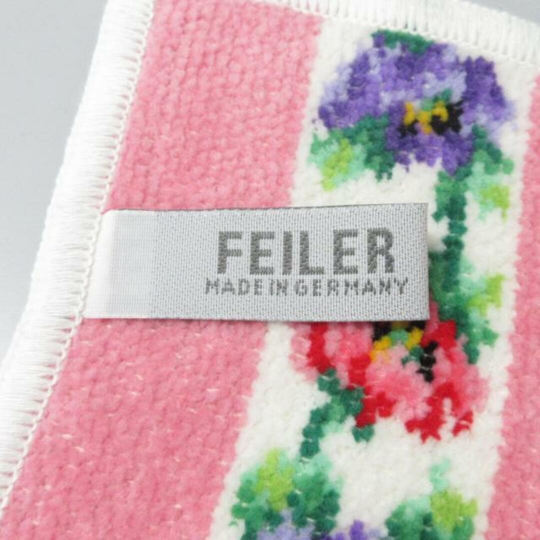 FEILER(フェイラー)のFEILER(フェイラー) ハンカチ - ピンク×グリーン×マルチ 花柄 レディースのファッション小物(ハンカチ)の商品写真
