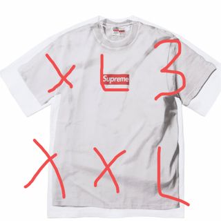 シュプリーム(Supreme)の4枚セットMaison Margiela Box Logo(Tシャツ/カットソー(半袖/袖なし))