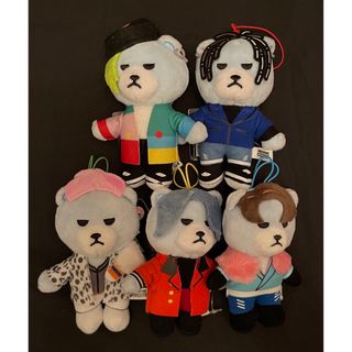  BIGBANG KRUNK 全員　ぬいぐるみ　マスコット　FXXK IT