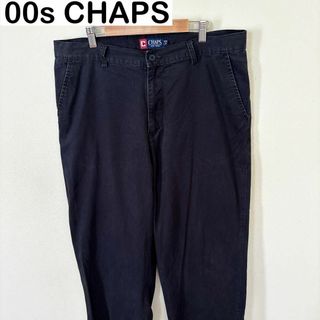 CHAPS - 00s CHAPS 刺繍ロゴ　コットン　パンツ　古着　アメカジ　ヴィンテージ