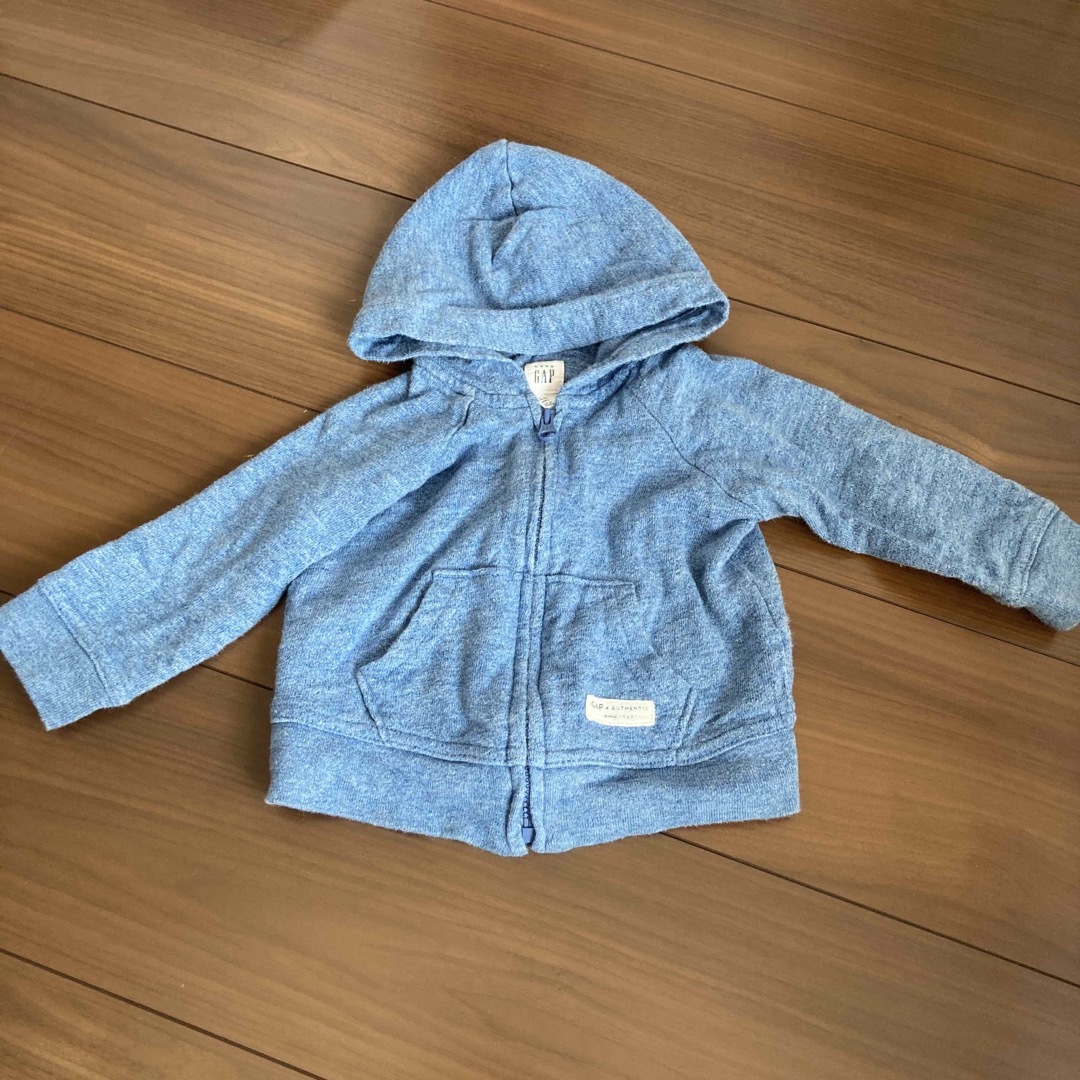 babyGAP(ベビーギャップ)のGAP 無印良品 パーカー カーディガン 70 80 キッズ/ベビー/マタニティのベビー服(~85cm)(カーディガン/ボレロ)の商品写真