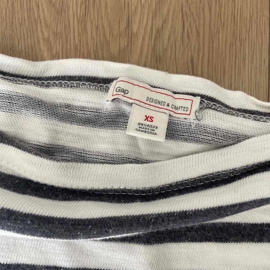 GAP(ギャップ)のGAP★ボーダーTシャツ★XS レディースのトップス(Tシャツ(半袖/袖なし))の商品写真