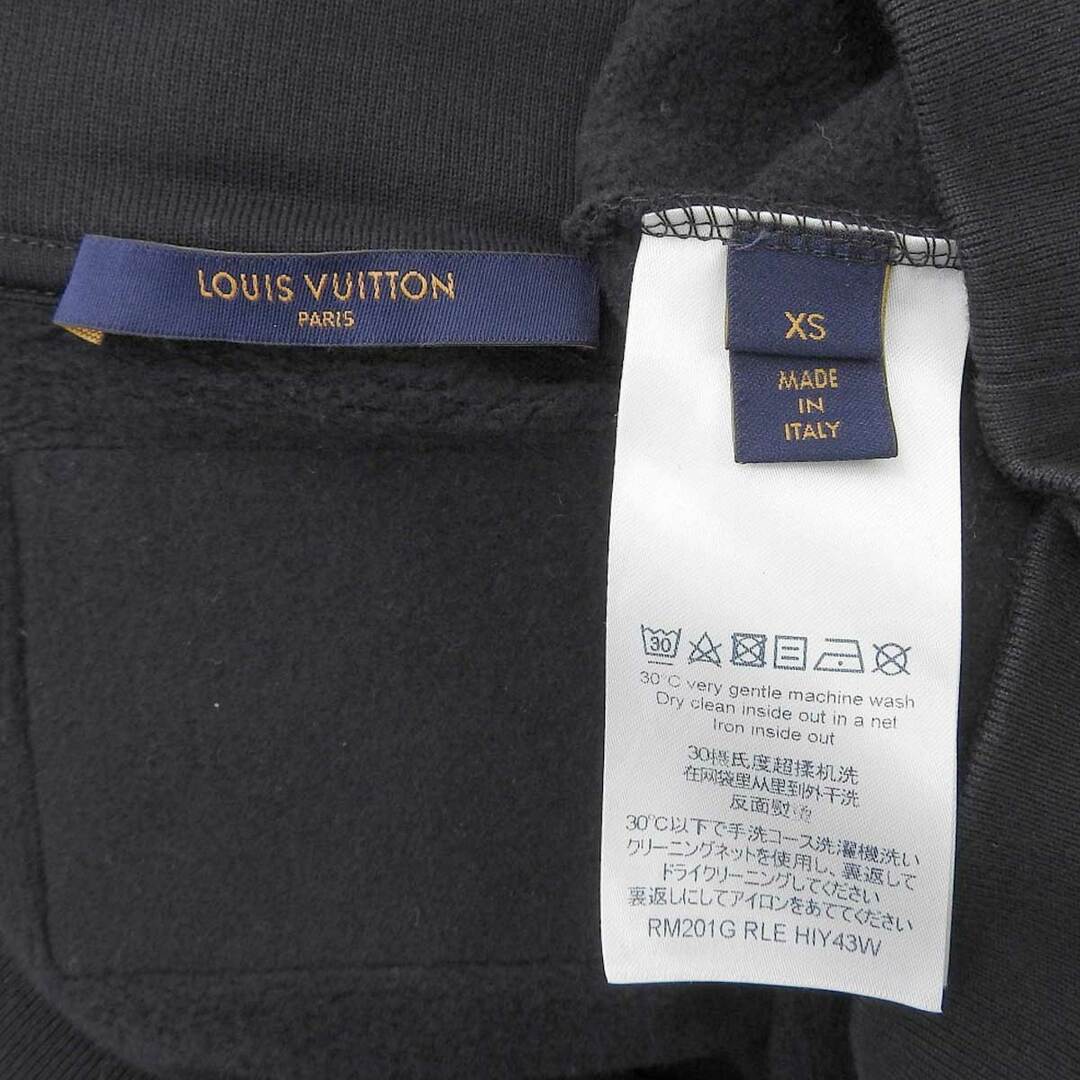 LOUIS VUITTON(ルイヴィトン)のルイヴィトン プレーン プリンテッド フーディ メンズ ブラック LOUIS VUITTON 【中古】 【アパレル・小物】 メンズのトップス(パーカー)の商品写真